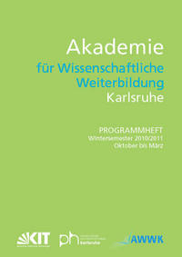 Cover Programmheft WiSe 10/11